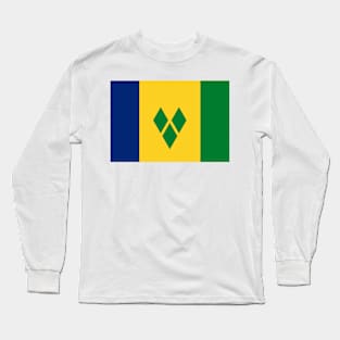 Saint Vincent and the Grenadines flag Long Sleeve T-Shirt